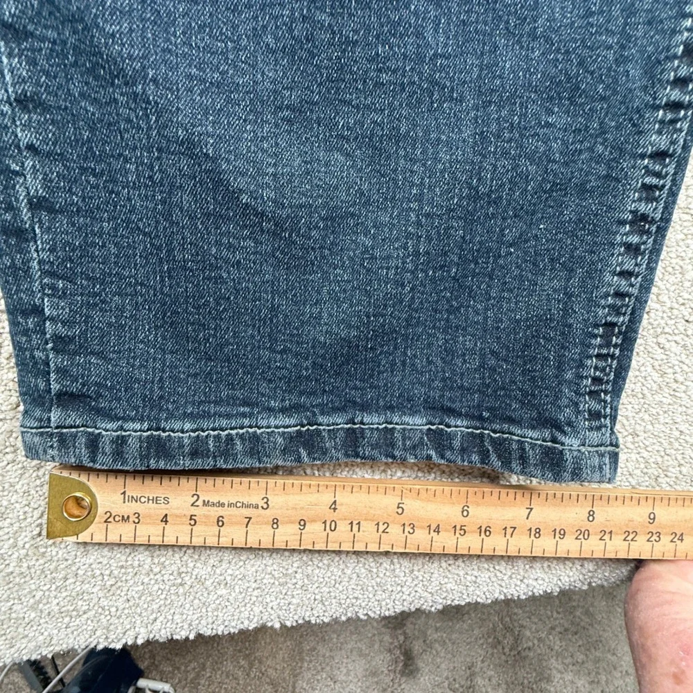 Weatherproof Vintage Mens Tapered Jeans‎ Dark Wash Denim Blue 42x29 Distressed